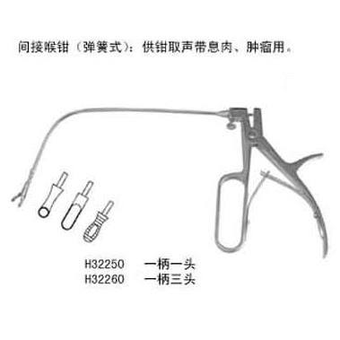 間接喉鉗 17cm管式拆卸頭 一柄一頭