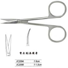 金鐘眼用剪JC2308 11.5cm 彎尖頭WD