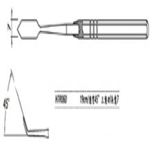 金鐘鼻中隔剝離器H7R060 19cm 角彎45° 三角刃 頭寬7H7版鼻中隔剝離器