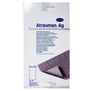 德國(guó)保赫曼德濕銀含銀傷口敷料Atrauman AG st 10x20cm