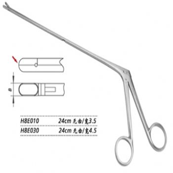 金鐘喉取樣鉗H8E010 24cm 無(wú)齒 寬3.5