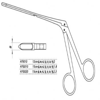 金鐘鼻咬切鉗H7G020 15cm 蓋板式 直尖頭 寬2.3