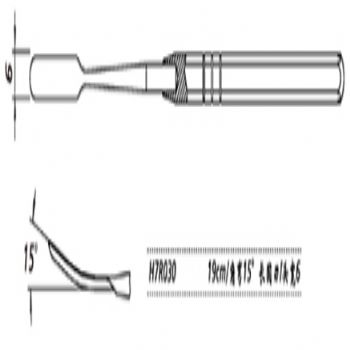 金鐘鼻中隔剝離器H7R030 19cm 角彎15° 長(zhǎng)圓刃 頭寬6