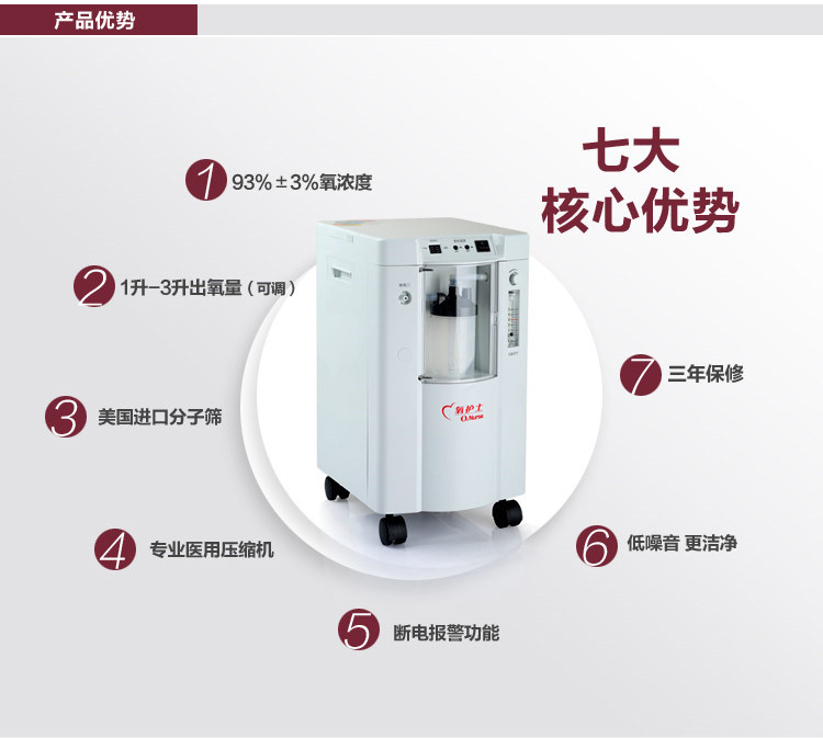 魚躍制氧機(jī) 7F-1 氧護(hù)士制氧機(jī)