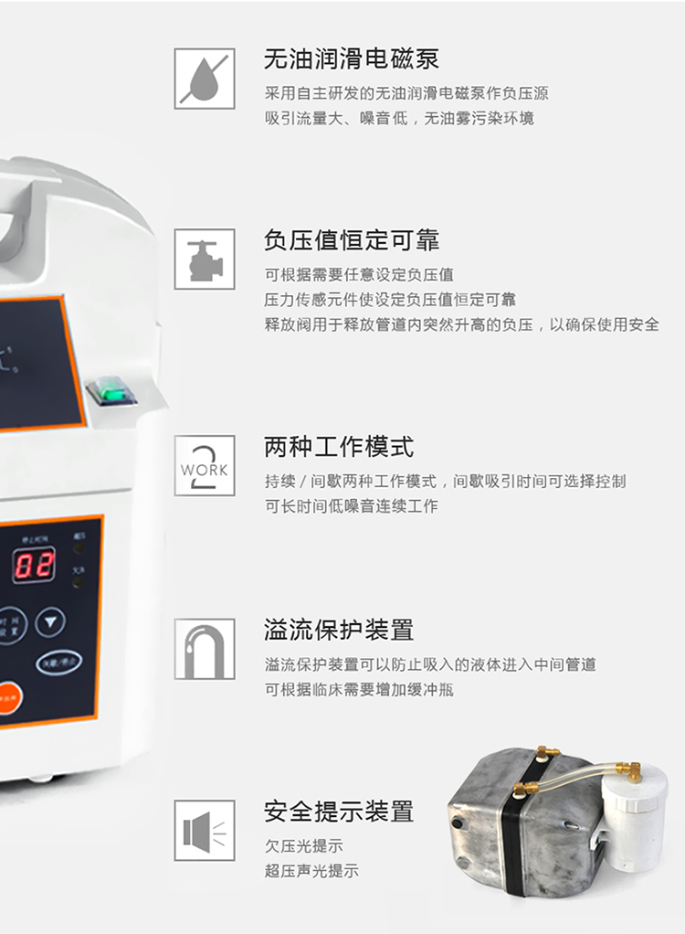 斯曼 電動(dòng)吸引器 VTS32 斯曼峰創(chuàng)傷持續(xù)引流吸引器