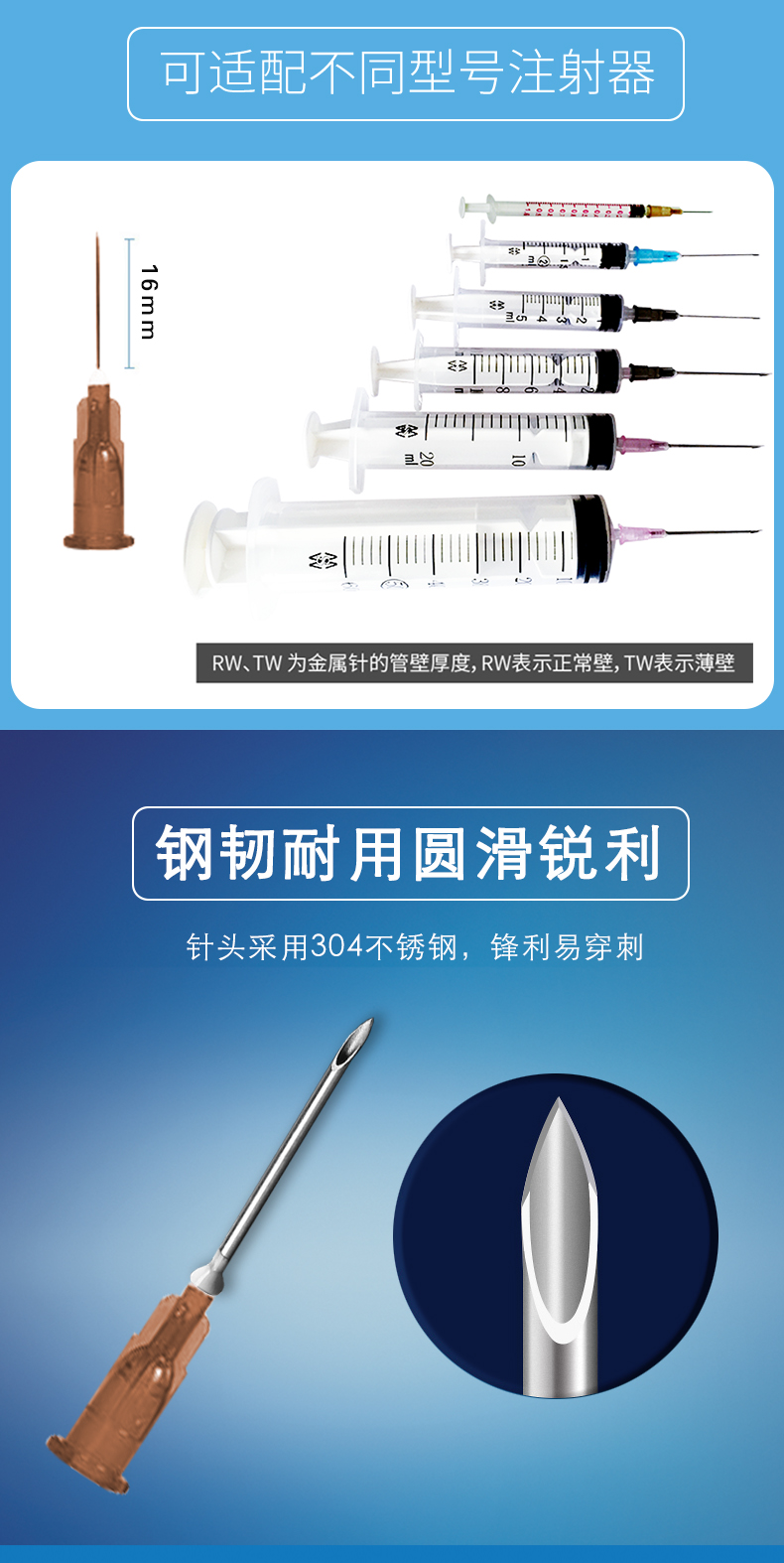 米沙瓦無菌注射針